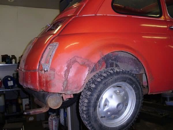 Restauration Fiat 500